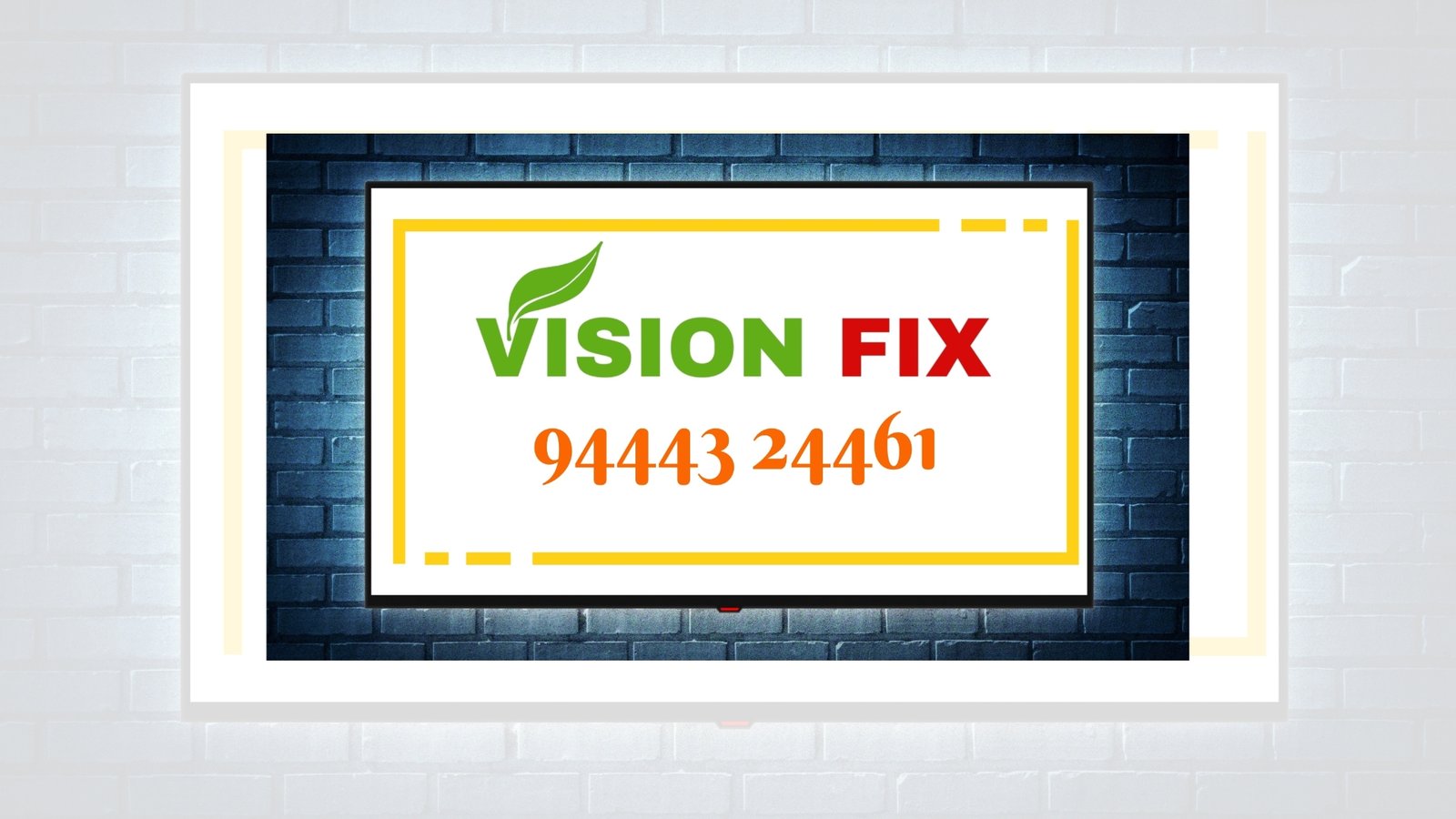 Vision Fix technician repairing a television